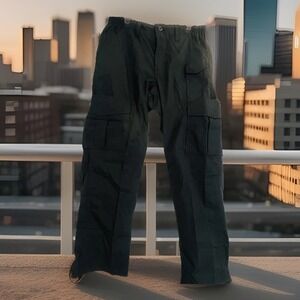 NWT PROPPER Uniform Tactical Pants Mens 34x32 Black Cargo Elastic Waist  Utility